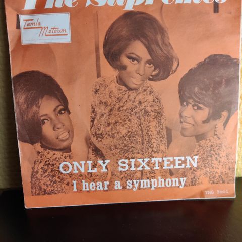 (7")THE SURPREMES Only sixteen