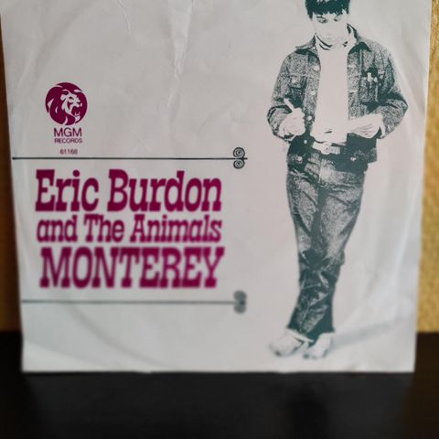 (7")ERIC BURDON AND THE ANIMALS Monterey
