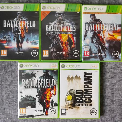 Battlefield spill til Xbox 360
