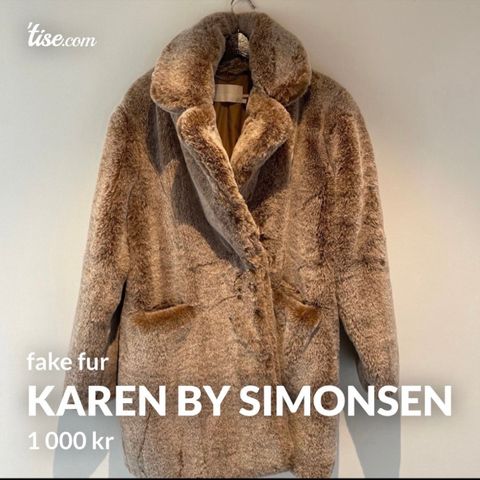 Fake fur - Karen by Simonsen