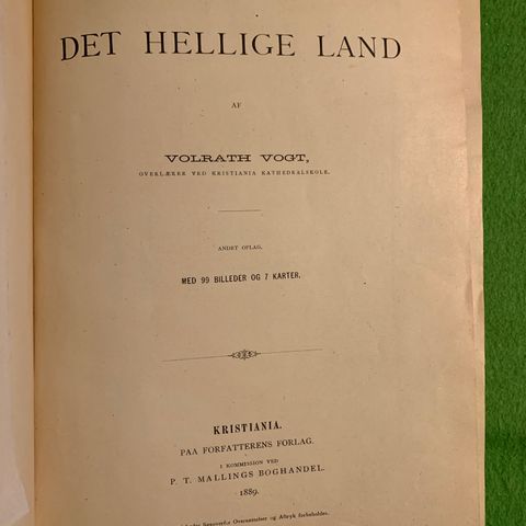 Volrath Vogt - Det hellige land (1889)