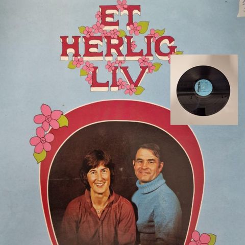 VINTAGE/RETRO LP-VINYL "ET HERLIG LIV/EDITH OG ERLING AATEIGEN 1981"