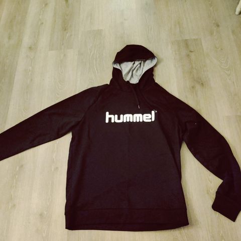 Hummel hettegenser, svart str 2XL