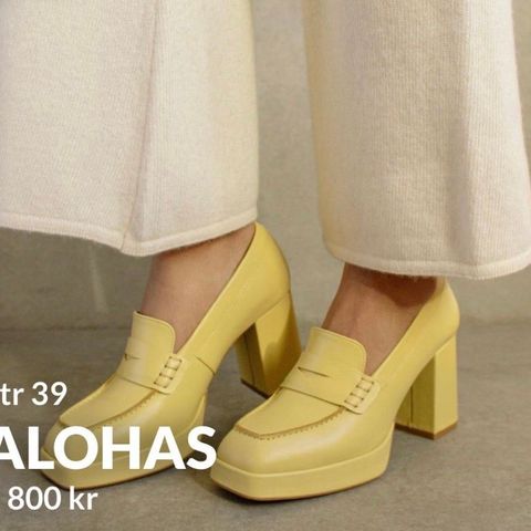 Alohas loafers med hel str 39