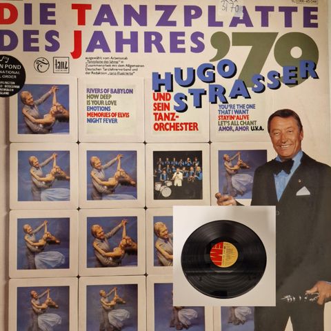 VINTAGE/RETRO LP-VINYL "DIE TANZPLATTE/DES JAHRES 79 - HUGO STRASSER"