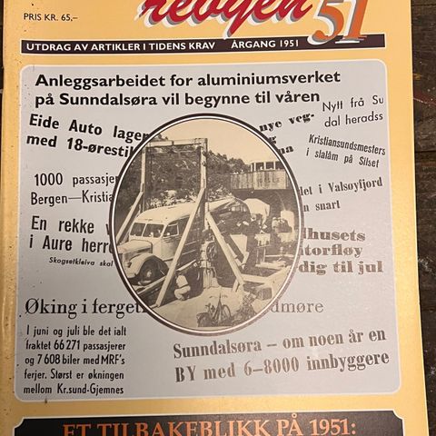 1951  - Nordmøre - nyheiter saksa frå TK m m frå dette året