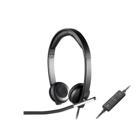 Logitech Headset Stereo H650e med mikrofon, perfekte for Zoom/Teams møter