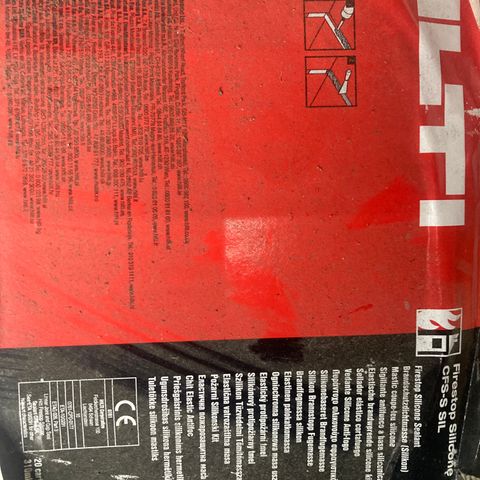 hilti firestop silicon CFS-s sil