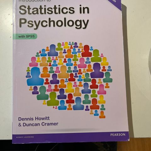 Statistics  in Psychology Howitt Cramer with SPSS