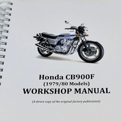 Honda CB900F Verkstedbok Orginal