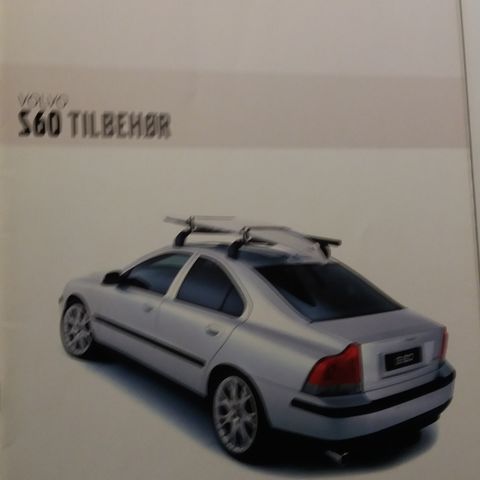 VOLVO S60 Tilbehør -brosjyrer.