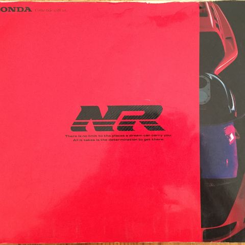 Honda NR750 Brosjyre-katalog Orginal