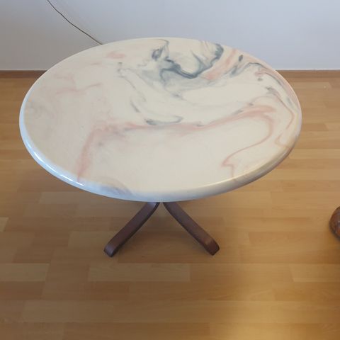 Rund marmor bord