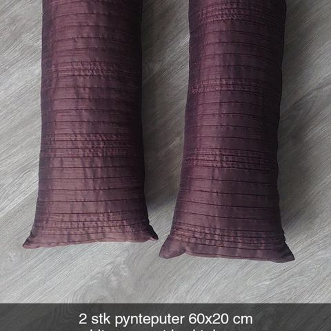 2 stk pynteputer 60x20 cm