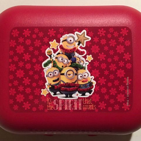 Tupperware Minions jul - Babuska Mellom (høy)