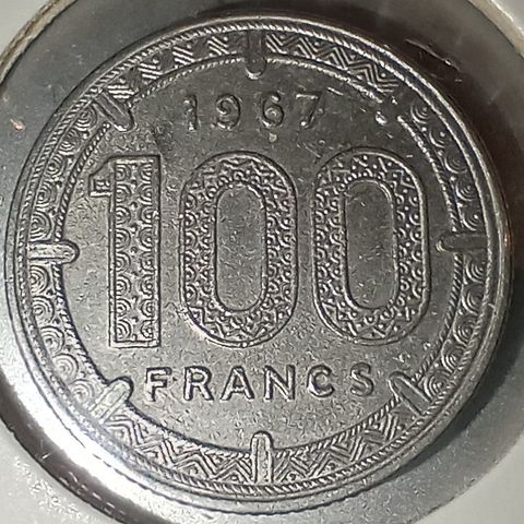 Kamerun 100 francs 1967 NY PRIS