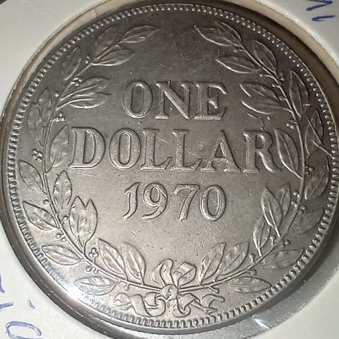 Liberia 1 dollar 1970 Denver mint NY PRIS