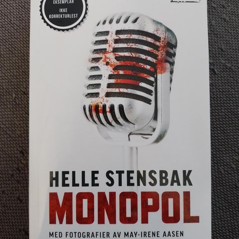 MONOPOL - Helle Stensbak. NY, IKKE LEST!