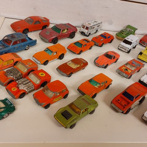 Matchboks, Corgi, Majorette, Hotwheels og div.