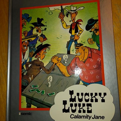 Lucky Luke Calamity Jane- Tegneseriebok- Vintage!