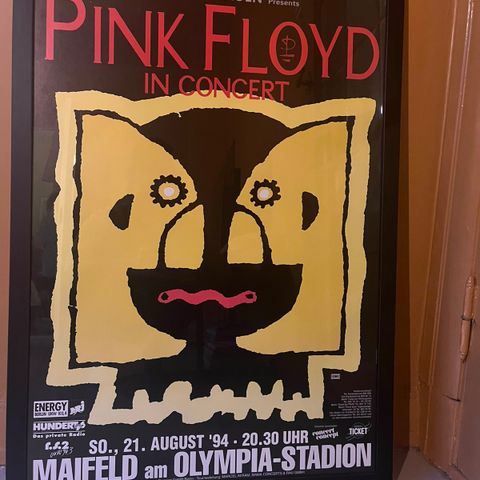 Pink Floyd original poster 1994 - Division Bell tour