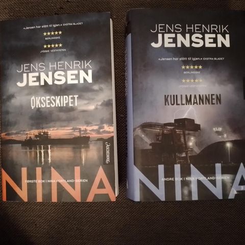 JENS HENRIK JENSEN BØKER - Nina Portland -serien
