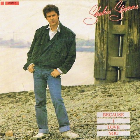 Shakin' Stevens – Because I Love You ( 7", Single 1986)