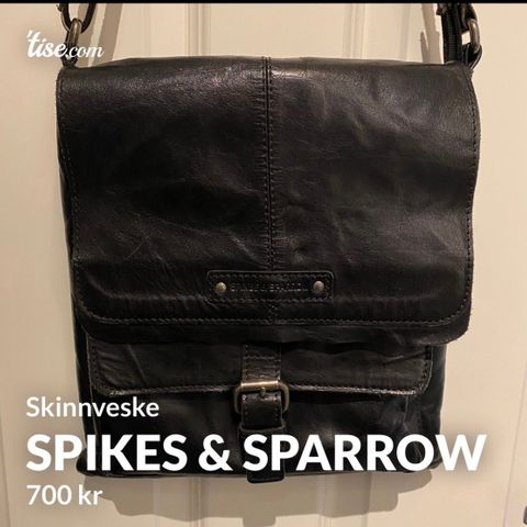 Spikes & Sparrow skinnveske