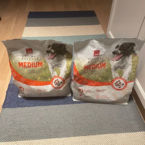 Brukt, hundefor kjøpt på Coop.