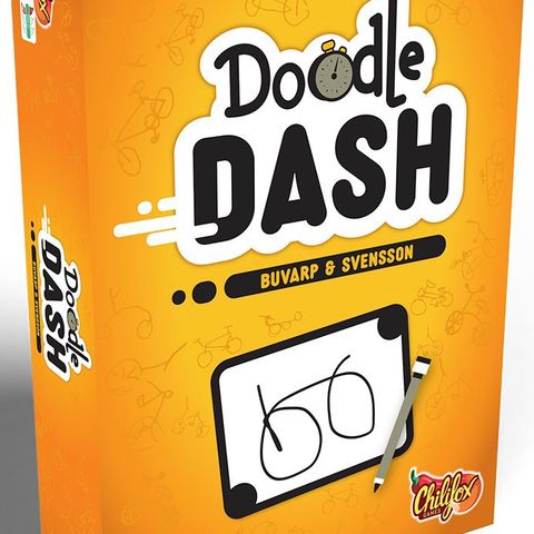 Doodle Dash brettspill, nytt i plastforsegling