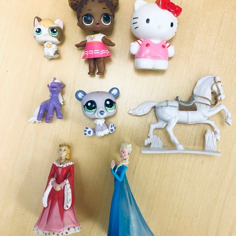 Frost Frozen Disney figurer pluss noen andre figurer - Kindi Kids