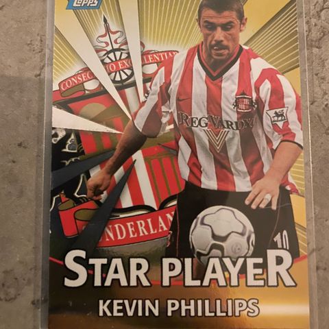 Fotballkort Kevin Phillips (Star Player Gold)