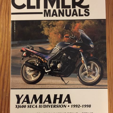 Yamaha XJ600 Diversion Service Manual Clymer