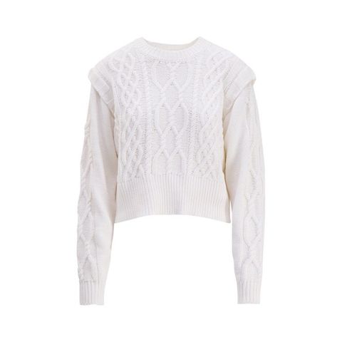 Hvit bomulls genser fra Camilla Pihl i S