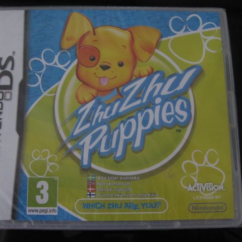 Nintendo DS - ZhuZhu puppies - NY I PLAST