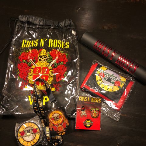 Guns N' Roses  Europe VIP Package Bag Backpack 2022