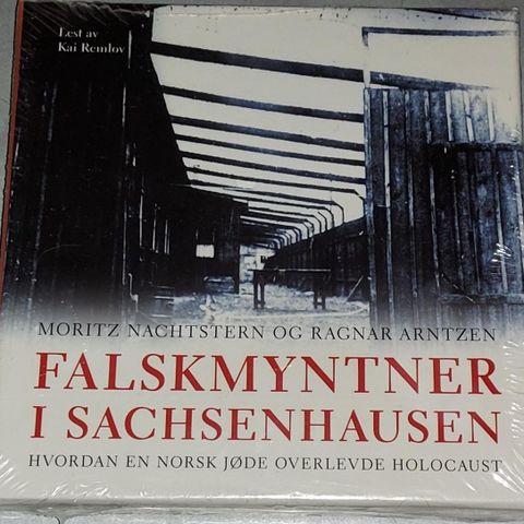 7 CD LYDBOK.FALSKMYNTNER I SACHENHAUSEN.SANN HISTORIE.UÅPNET.