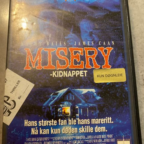 Misery. Kidnappet. Big box.