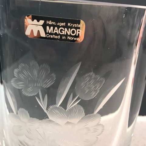 Magnor krystall vase