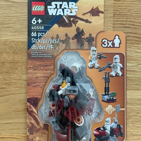 Nytt/Uåpnet LEGO Star Wars 40558 Clone Trooper Command Station