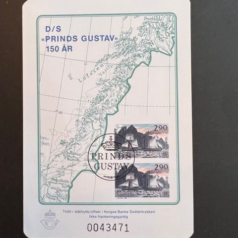 D/S Prinds Gustav 150 år. 1988