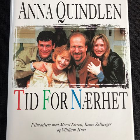 Bok -Tid for nærhet av Anna Quindlen