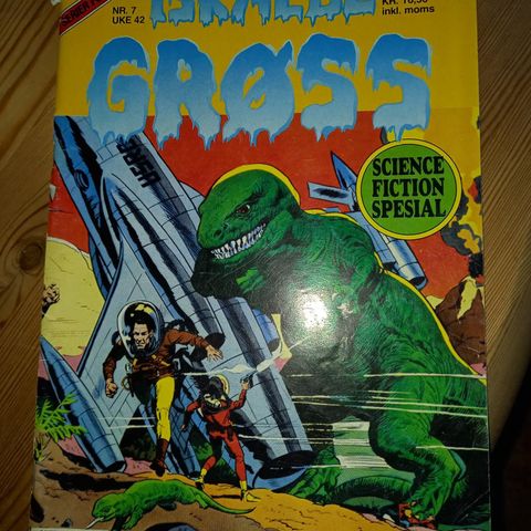 Iskalde Grøss- Nr.7- 1991- Uke 42- Vintage Tegneserie!