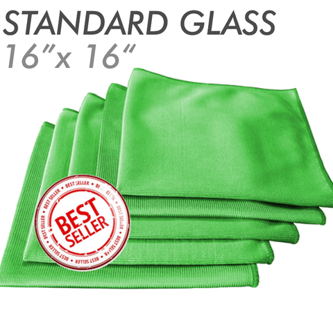 The Rag Company Standard glass and window towel (pakke med 10 stk)