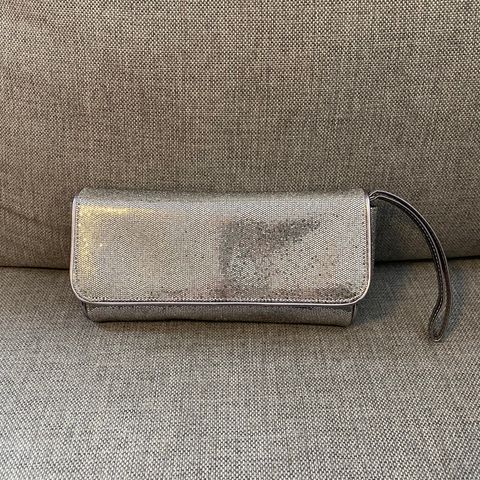 Marc Jacobs glitter clutch