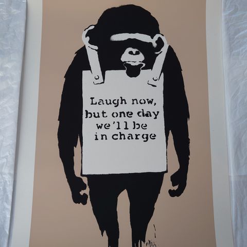 Laugh Now - WCP      (after Banksy f.1974)