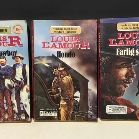 Westernbøker av Louis L’Amour