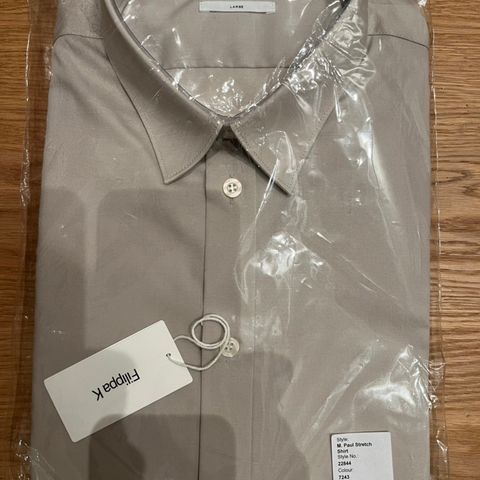 Filippa K Paul Stretch Shirt herre skjorte størrelse L