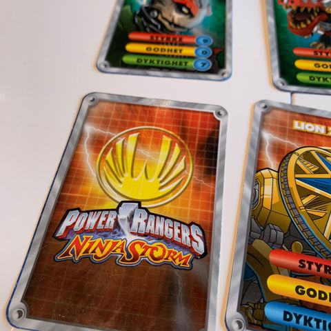 Power Rangers Ninja Storm (8 kort)