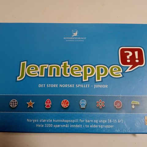 Jernteppe Brettspill (ny I plast)